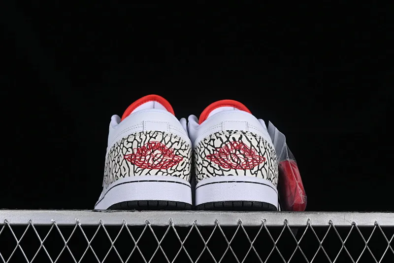 All categories Air Jordan Jordan series basketball shoes Air Jordan 1 Low Air Jordan 1 Low AJ1 Joe 1 white burst pattern low-top cultural casual sneakers 338145-162